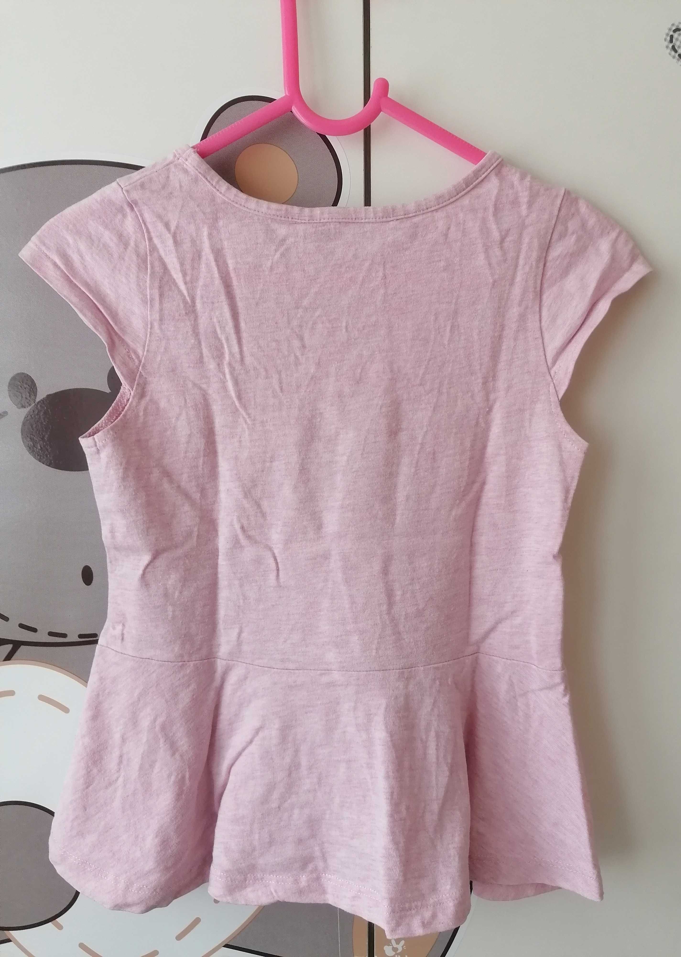 Bluzka z motylem H&M rozmiar 122-128