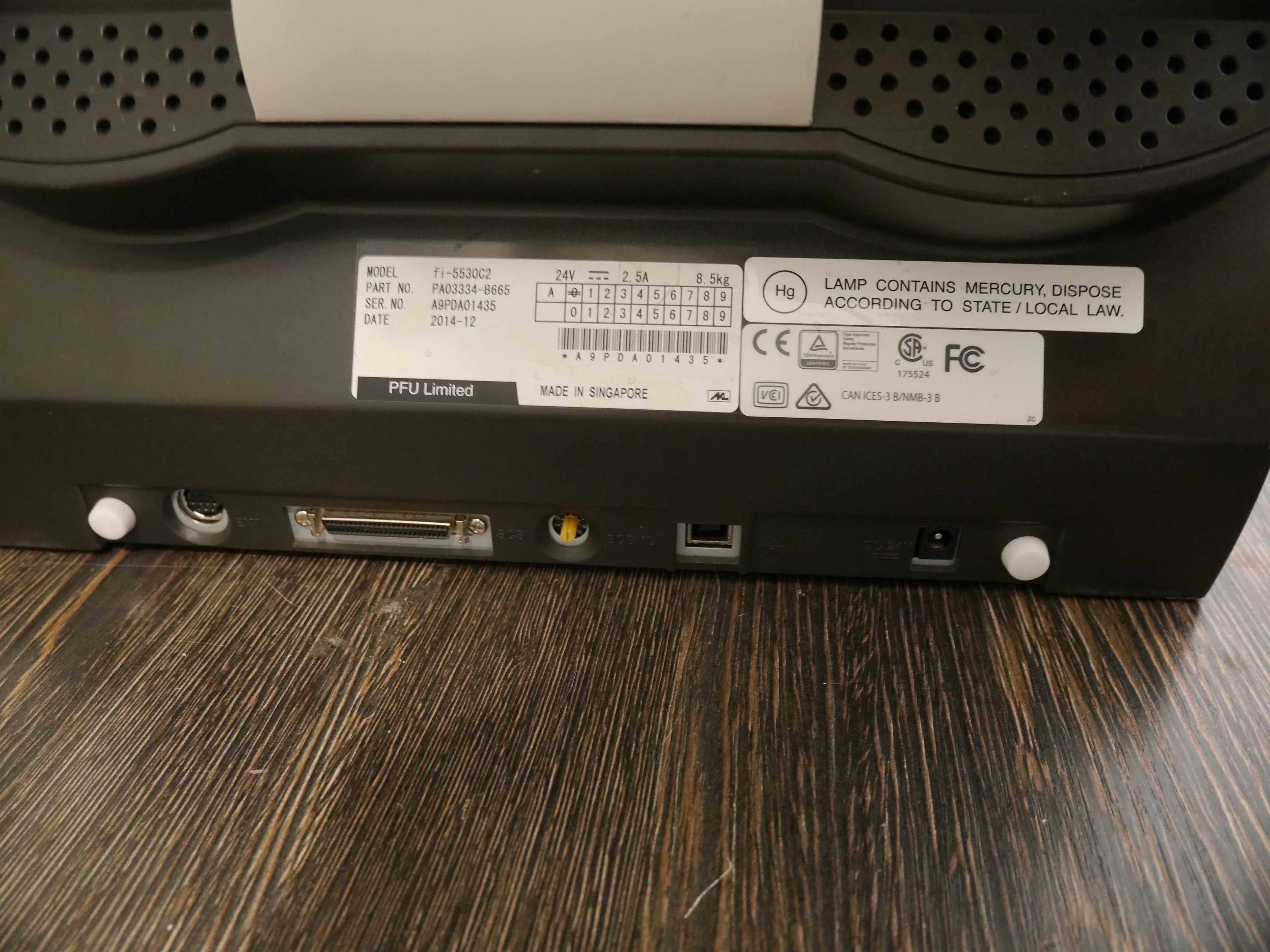 Протяжный документ-сканер A3 Fujitsu fi-5530C2 40 стр/мин