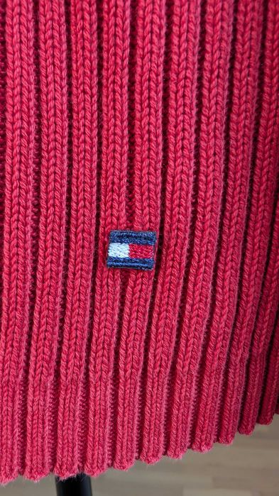 Oryginalny sweter vintage Tommy Hilfiger, 100% bawełna, L