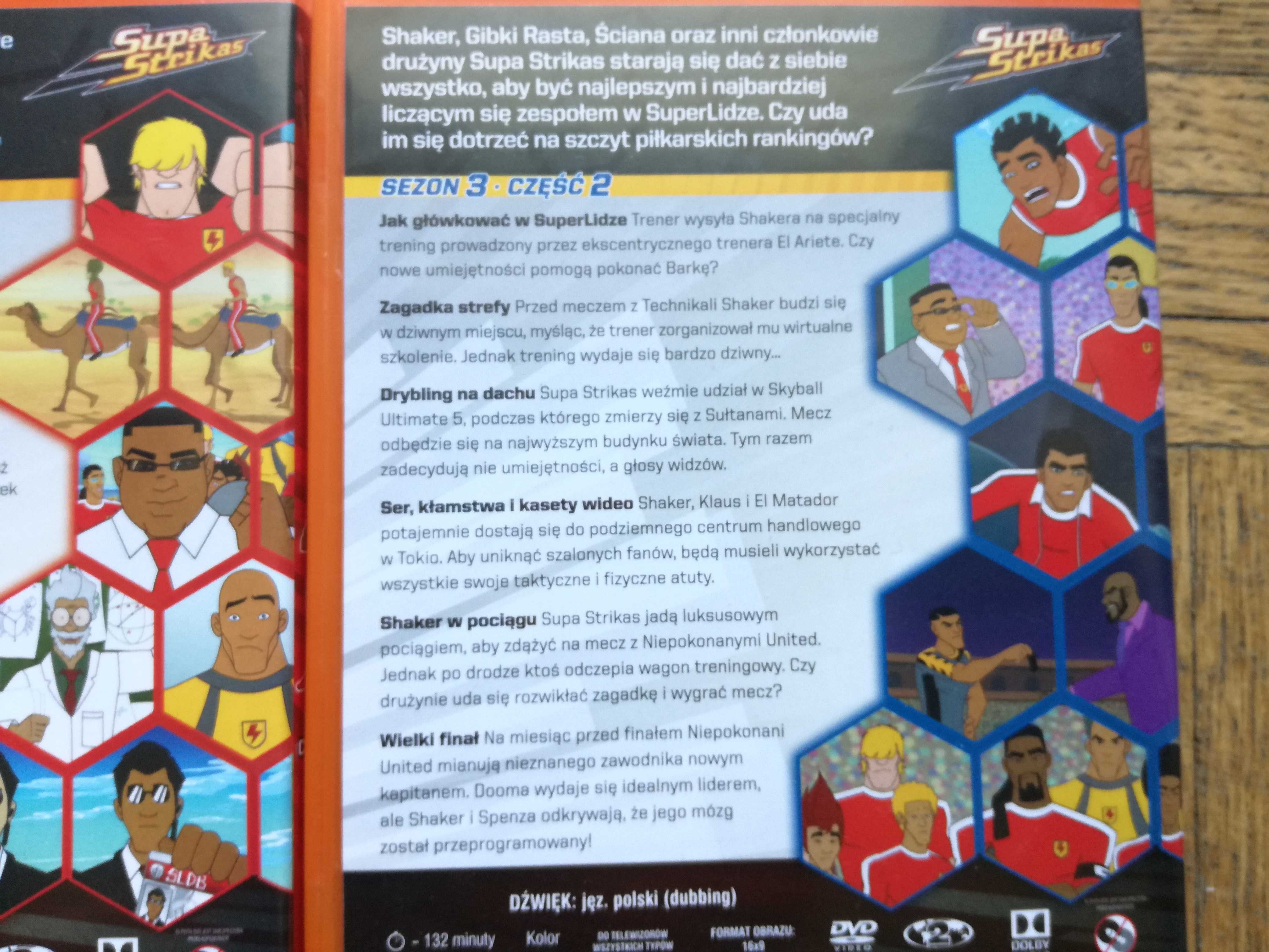 Supa Strikas, sezon 3, część 1 i 2, DVD
