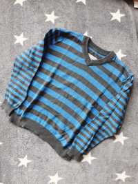 Sweter sweterek z dekoltem w serek TU r. 104