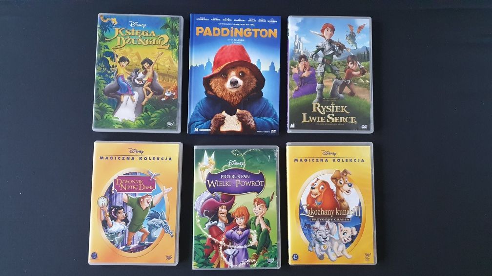 Bajki DVD Miś Paddinkton Księga dżungli Dzwonnik z Notre Dame