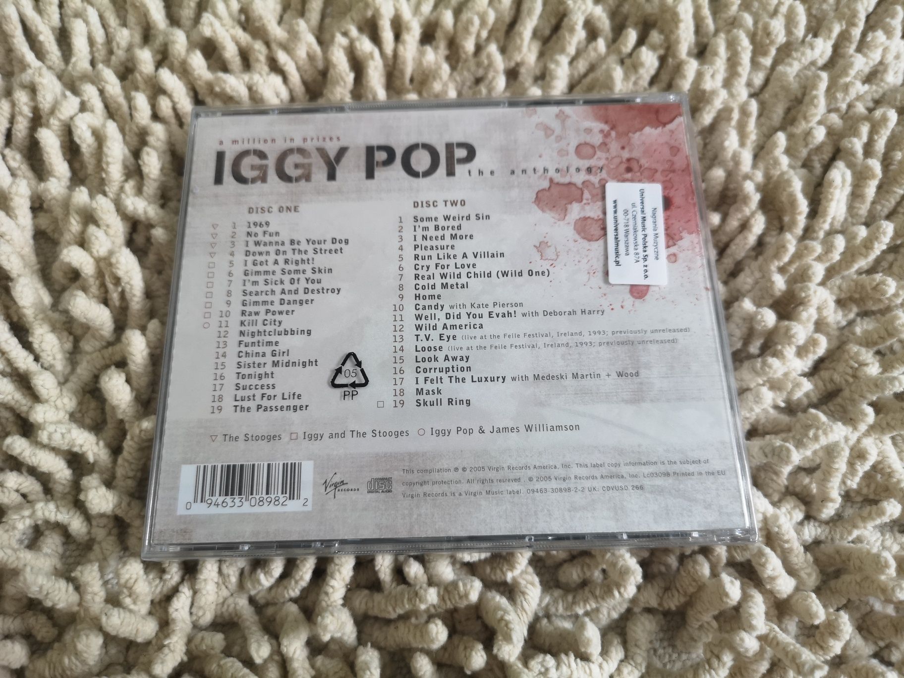 (2CD) Iggy Pop - A Million In Prizes: The Anthology | NOWA W FOLII