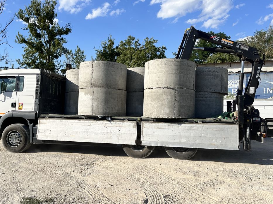 Кільця криниця септік каналізація Вапно Цемент Доставка.