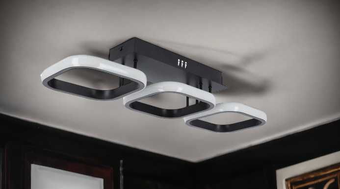Elegancka Lampa Sufitowa LED PLAFON z Pilotem -  Doskonałe Oświetlenie