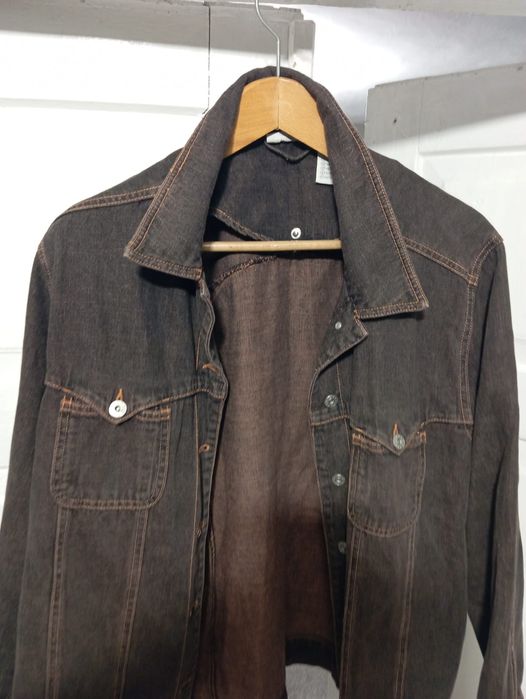 Katana jeansowa brazowa