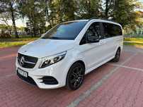 Wynajem busa Mercedes klasa V300d 4MATIC wakacje Chorwacja narty