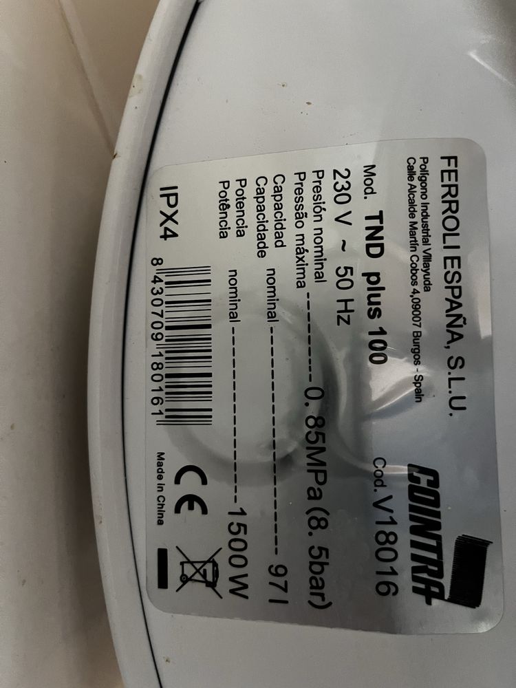 Termoacumulador 100L