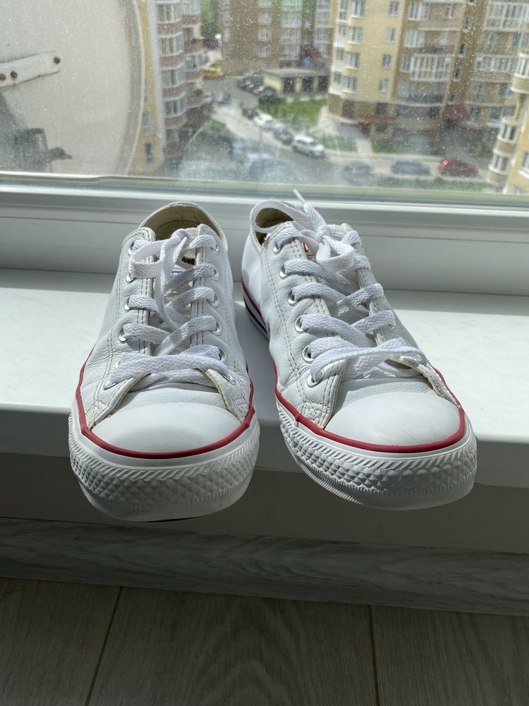 Шкіряні converse all star (39 розмір)