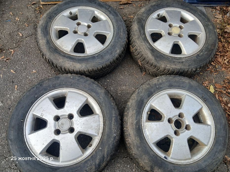 Шини диски резина зимня 185/65 R15 диски 4 на 100 з опеля комплектом