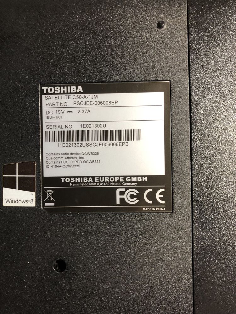 Toshiba satélite C50