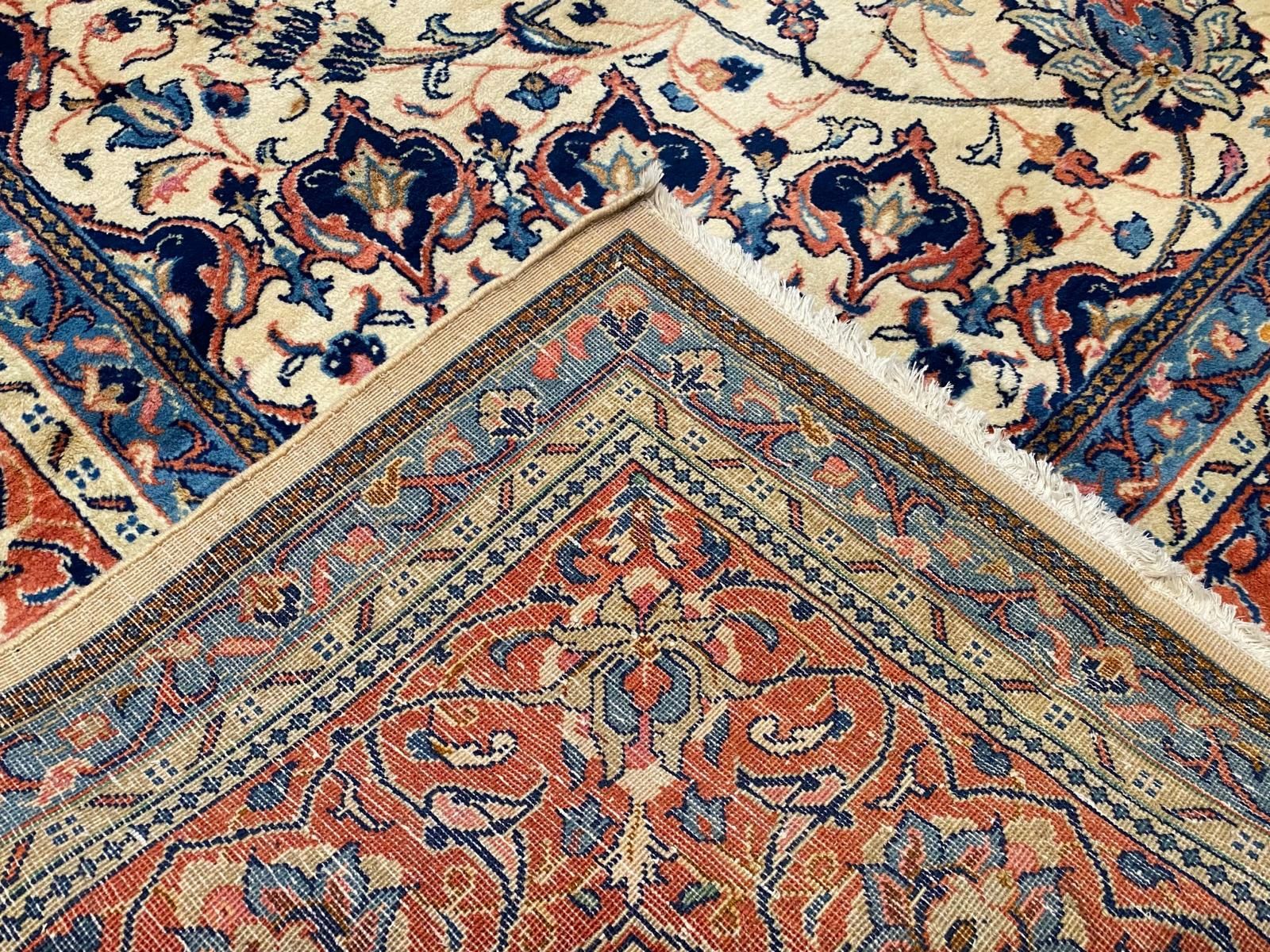 Sarough Mahal Persja 400 # 280 Perski dywan ręcznie tkany z Iranu