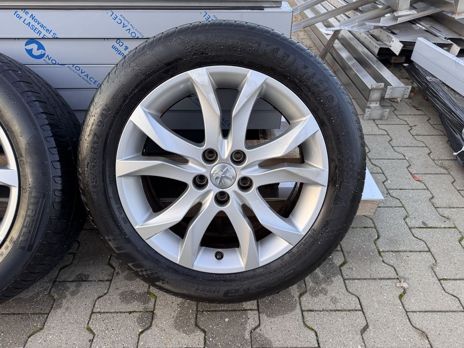 Felgi aluminiowe 17 cali Peugeot 508 5x108 Citroen C5, opony letnie