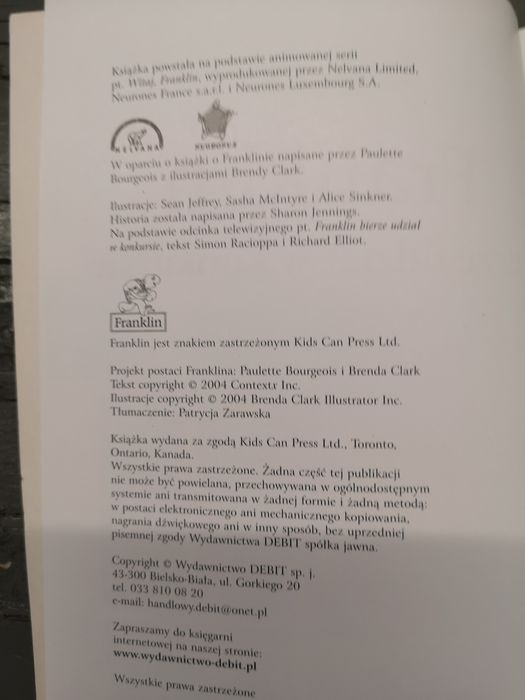 Książka Franklin