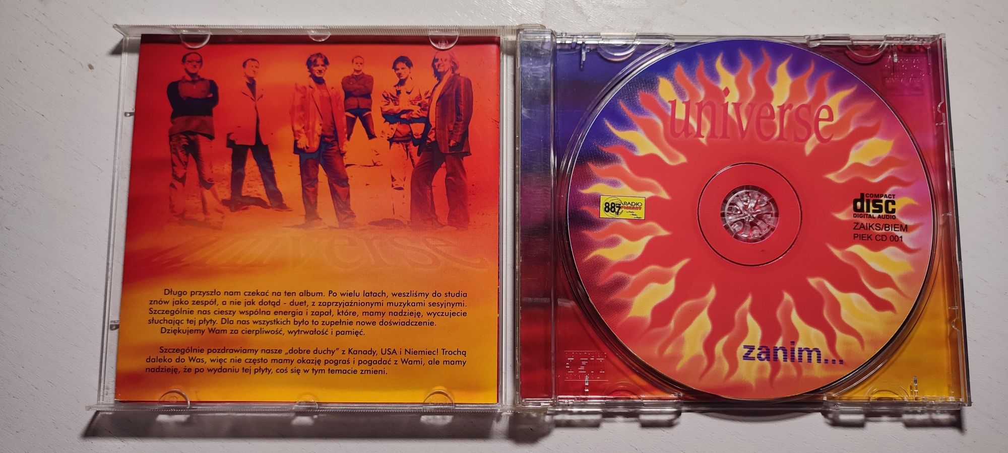UNIVERSE zanim... CD