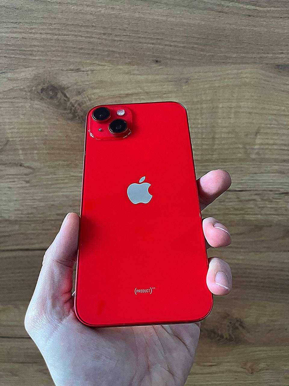 iPhone 14 Plus 128GB Red 100% / гарантия / айфон / cмартфон / идеал