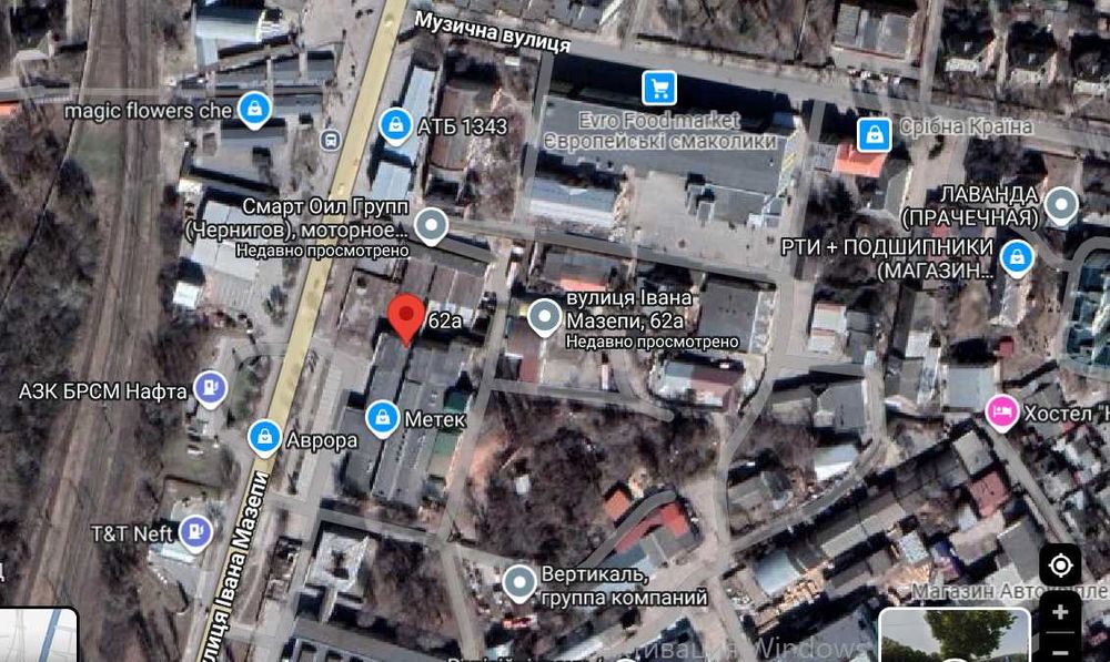 Оренда приміщення по вул.І.Мазепи під виробництво, склад, СТО