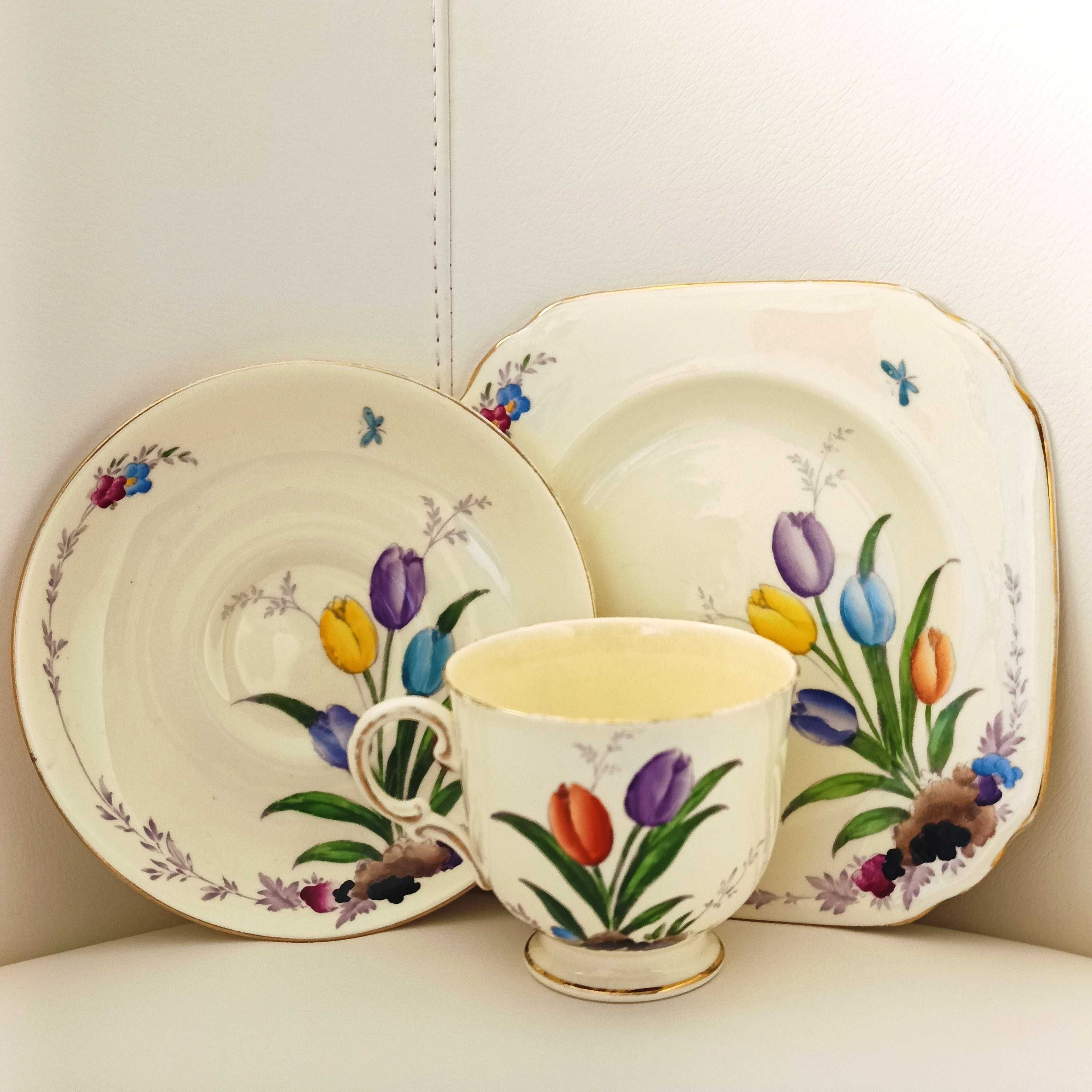 **filiżanka TULIPANY porcelana PLANT Tuscan 1921+