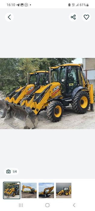 Оренда екскаватора JCB 3CX