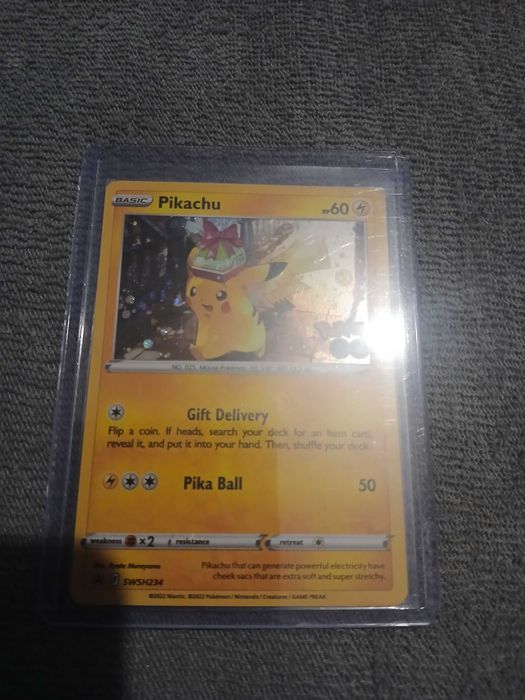 Pikachu Karta z Pokemon Go Promo 234