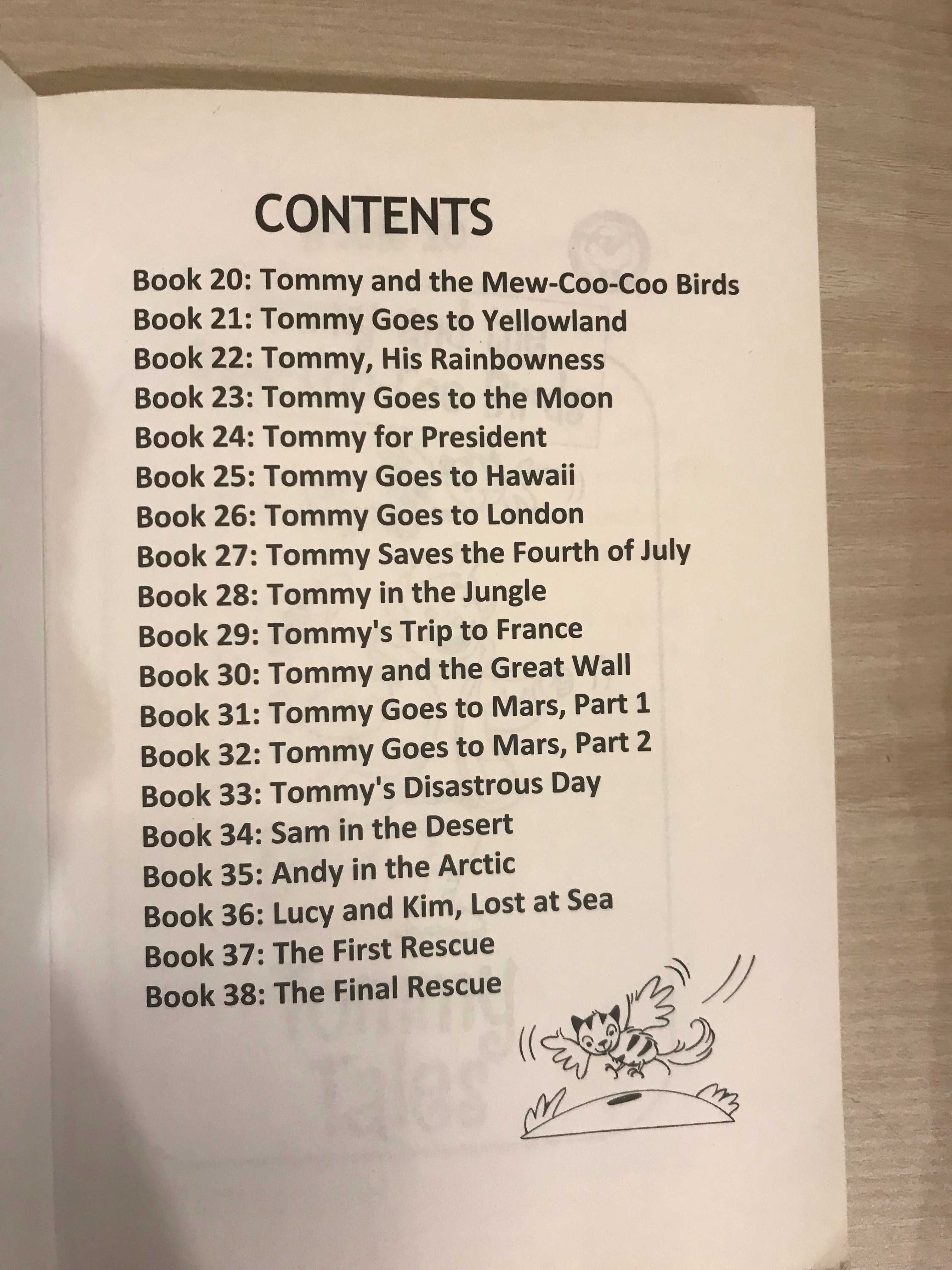 Книги для чтения и изучения английского языка для ребенка Tommy tails