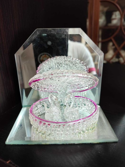 4 Peças decoração, em Cristal, Arte Yongxin - Antigo Vintage