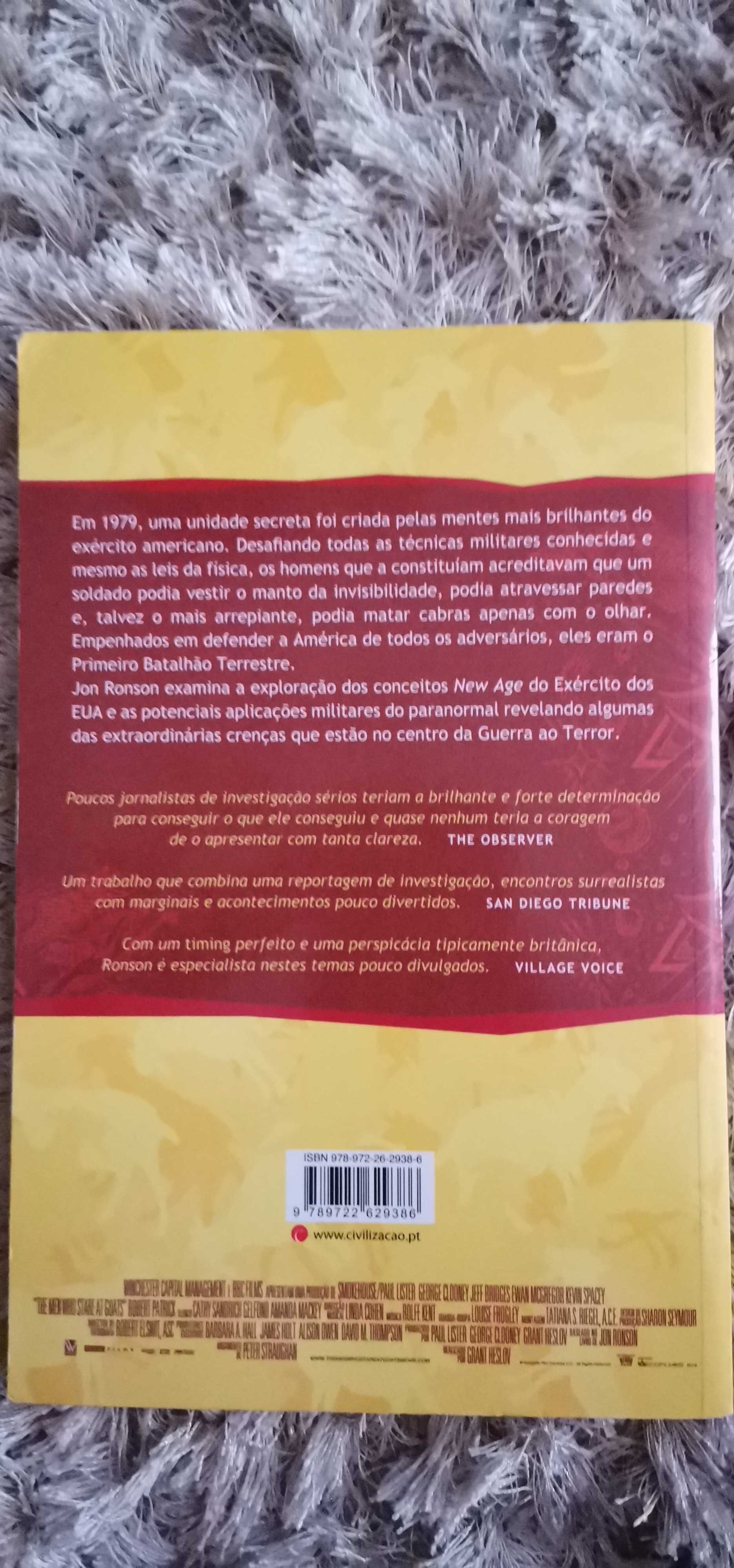 Homens Que Matam Cabras só Com o Olhar
de Jon Ronson