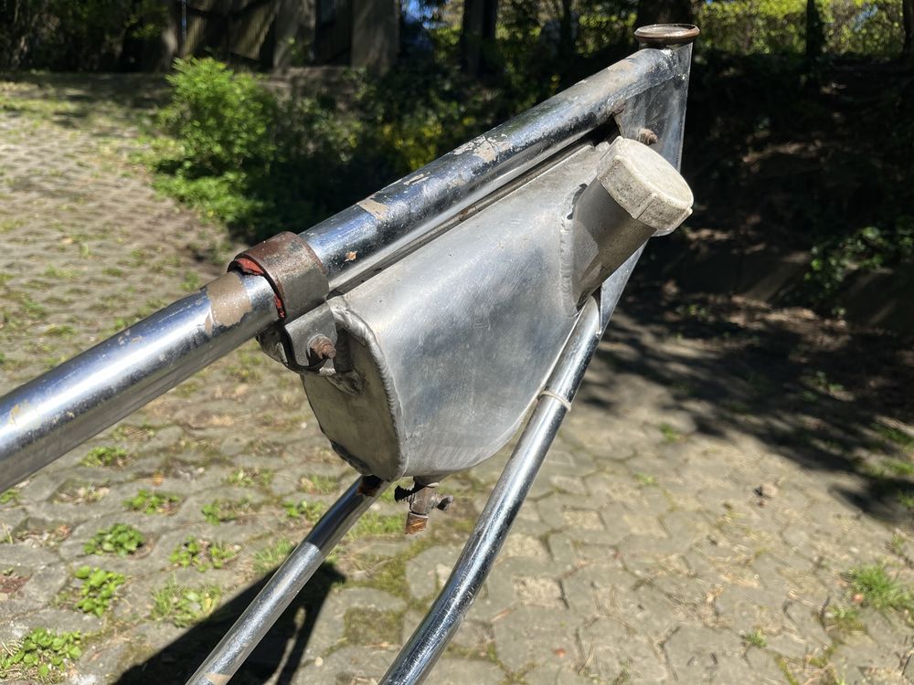 Rama motocykla żużel, blachy silnika, bak, jawa gm 500 żużlowy