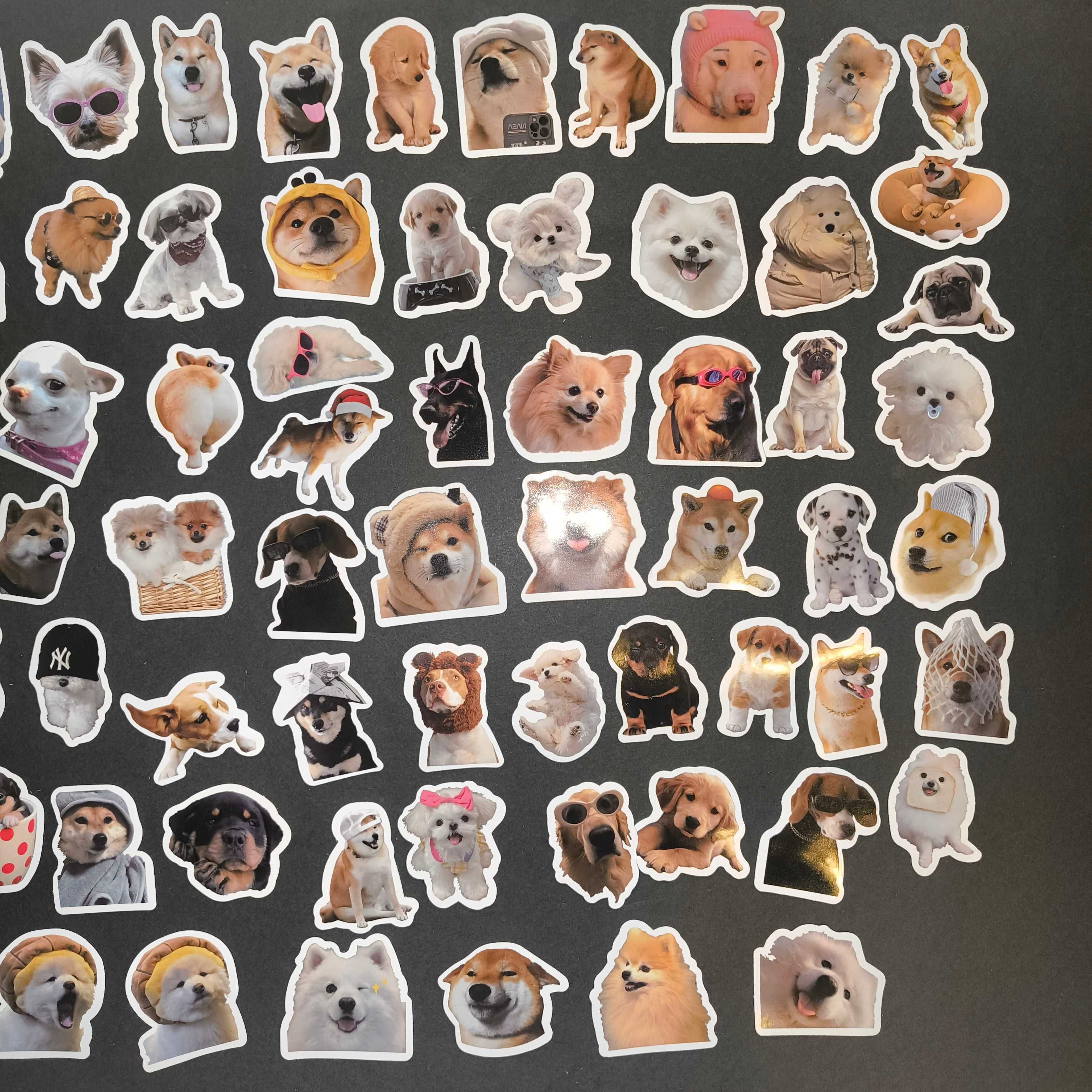 100 Autocolantes Stickers Cães