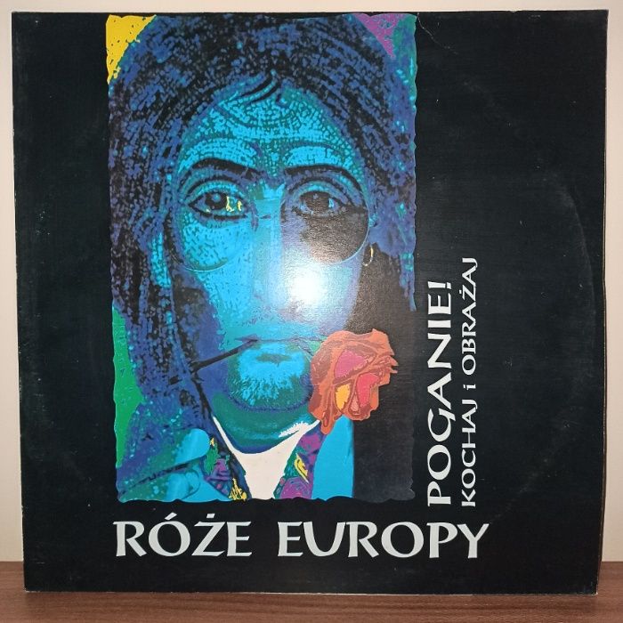 Winyl LP Róże Europy - "Poganie! Kochaj i obrażaj" z 1992r. -EX