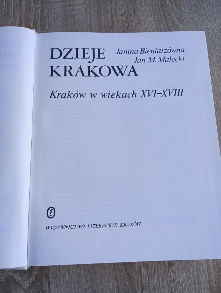 Książka Dzieje Krakowa Tom 2