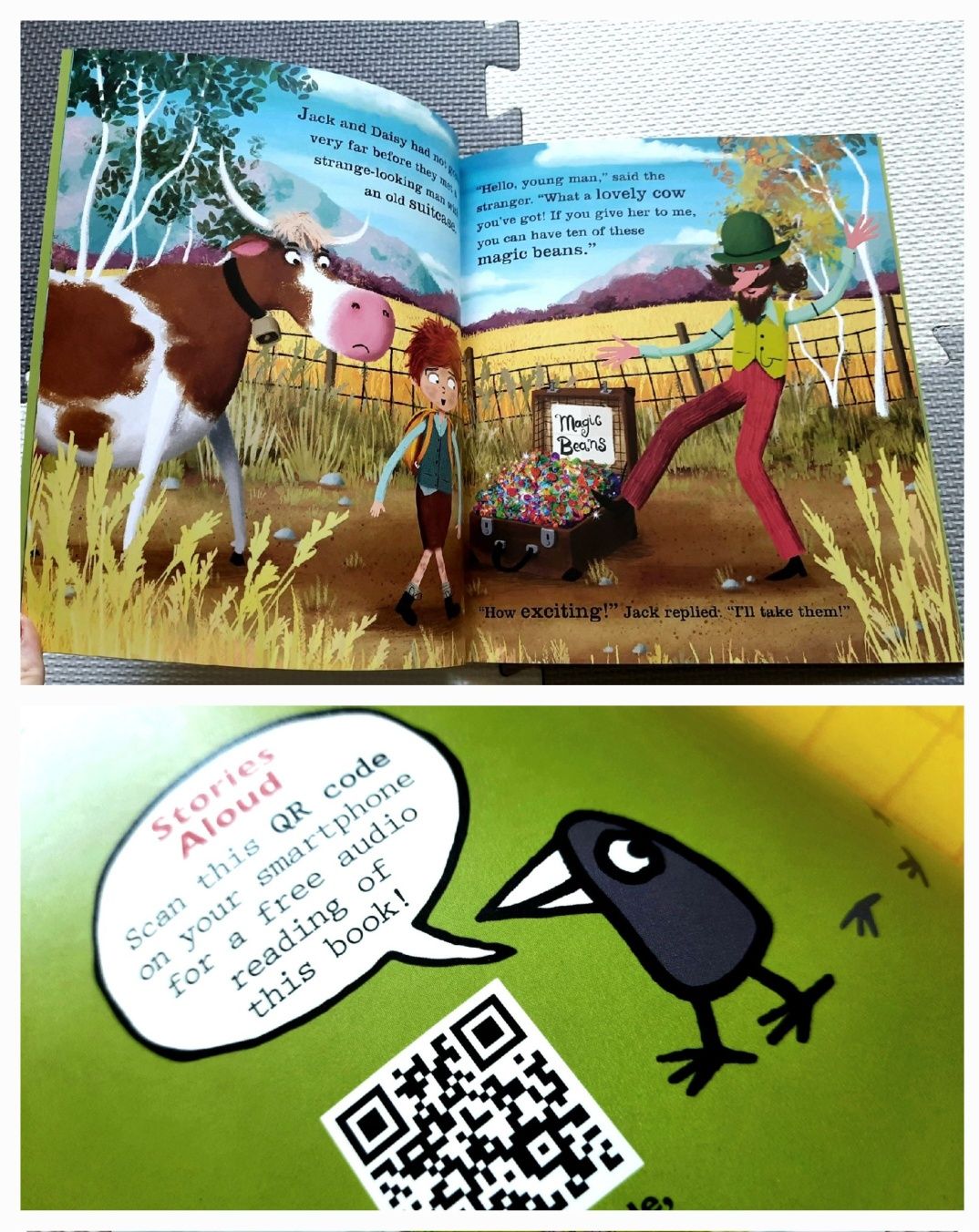 Ed Bryan Jack and the Beanstalk z kodem QR po angielsku audio book