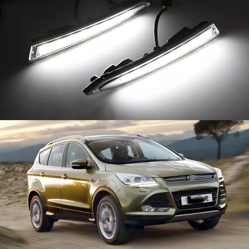 Światła lampy do jazdy dziennej LED DRL Ford Kuga II Escape kier dynam