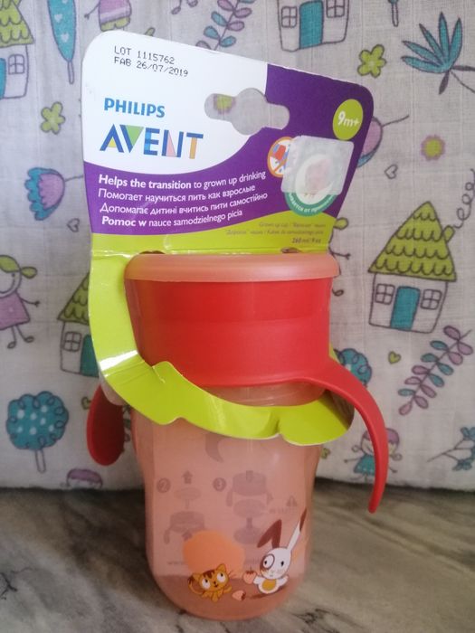 Поїльник-непроливайка 360° Philips AVENT Перша Доросла чашка 260мл
