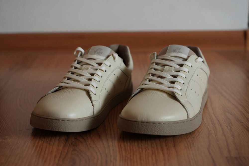 Skórzane buty Groundies Universe r.41 beżowe, ecru, off-white