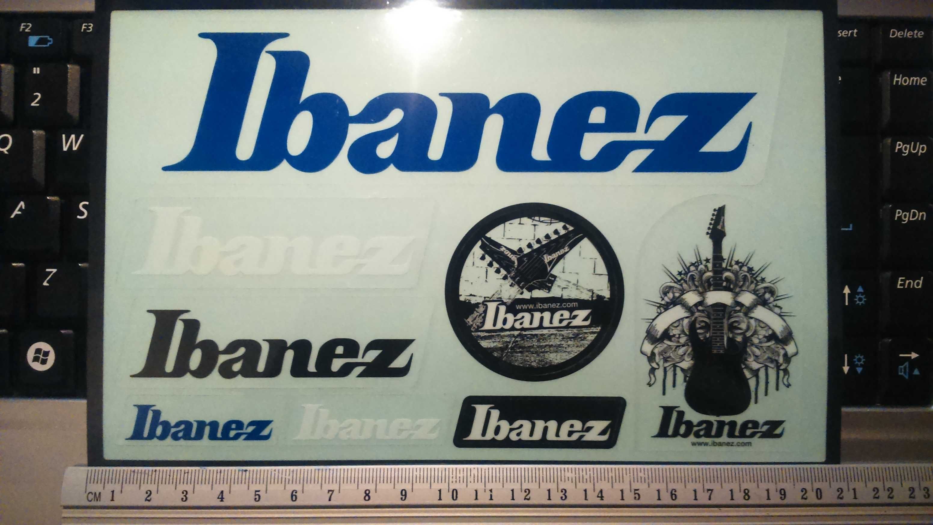 naklejki stickery Ibanez (2 sztuki)