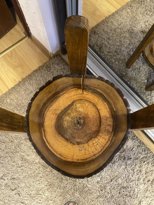 підставка на вазони з натурального дерева