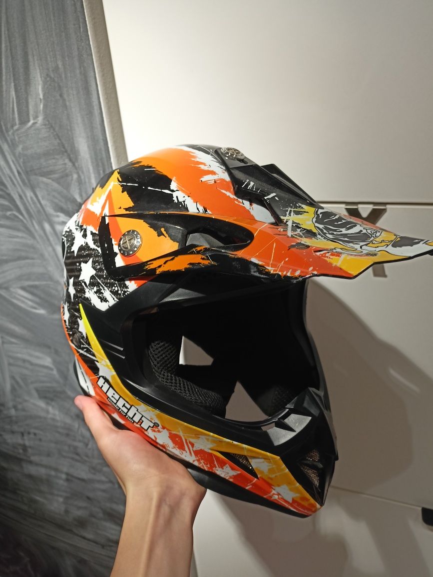 Kask Motocross z pokrowcem