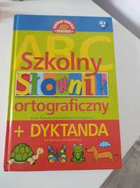 Książka Szkolny Słownik ortograficzny + dyktanda