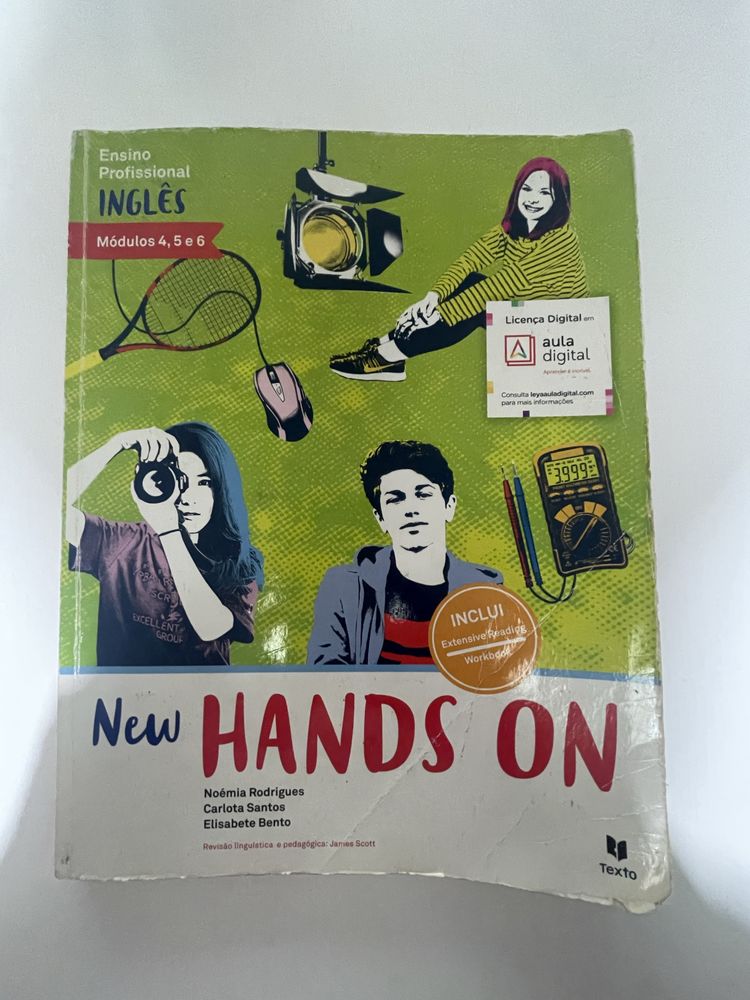 Livro ingles “new hands on” profissional