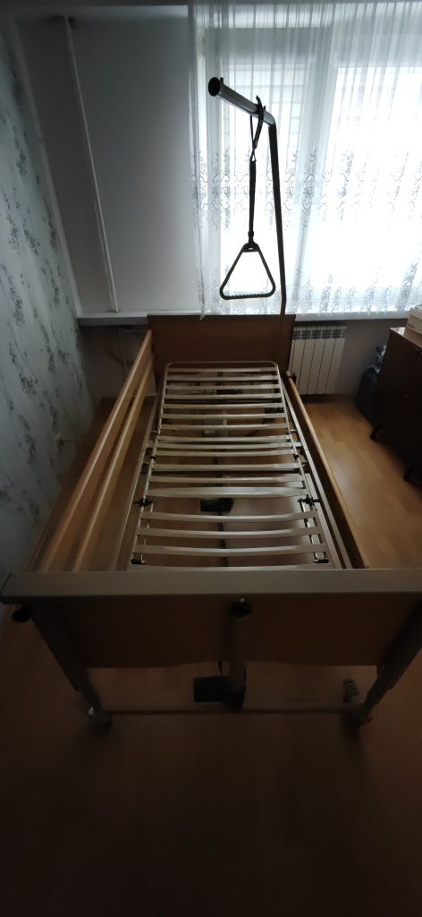 Łóżko rehabilitacyjne Linak – elektryczne, 3-funkcyjne