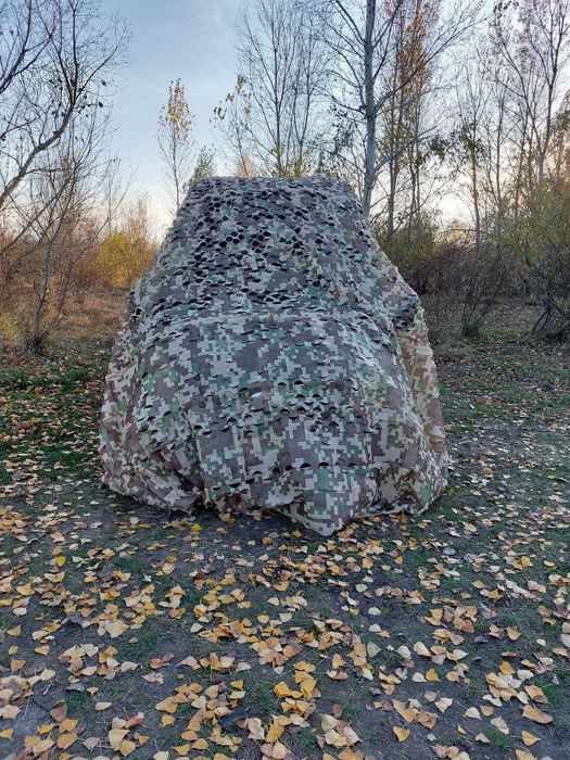 Маскувальна сіка суха трава 6х8м "койот мультикам"