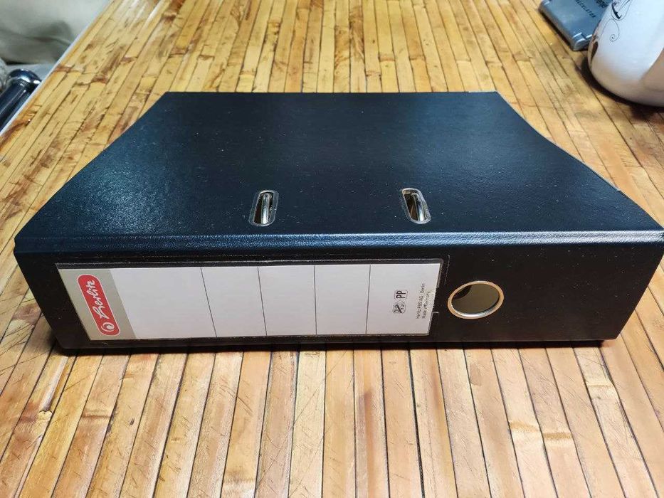 Папка-регистратор, А4, 8 см Германия Herlitz оригинал, метал-окантовка