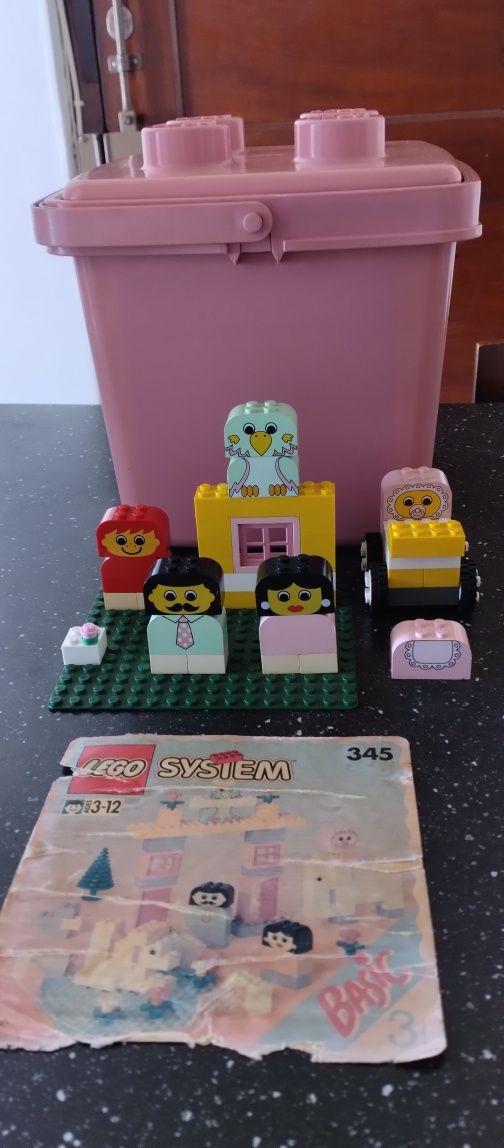 Lego system 345 com cx. arrumação