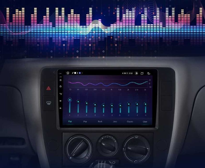 Radio 2DIN 9" Wireless CarPlay Android Auto Navi GPS VW Passat B5 PL