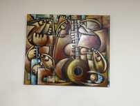 Quadro pintado à mão, pintir moçambicano