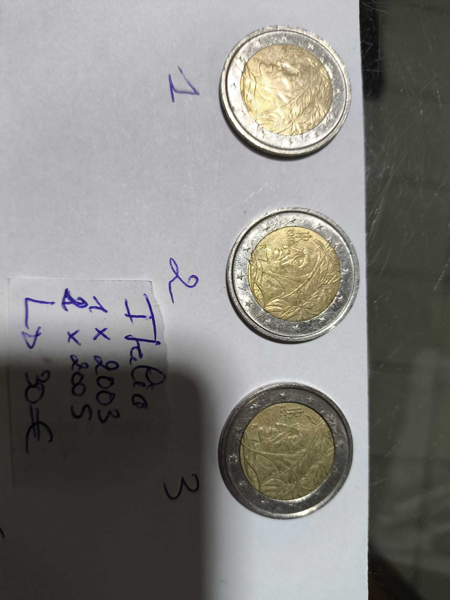 Moedas de 2 euros  negociável