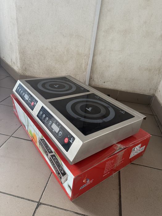 Індукційна Плита Airhot 3.5+3.5 кВт Подвійна Настільна Професійна