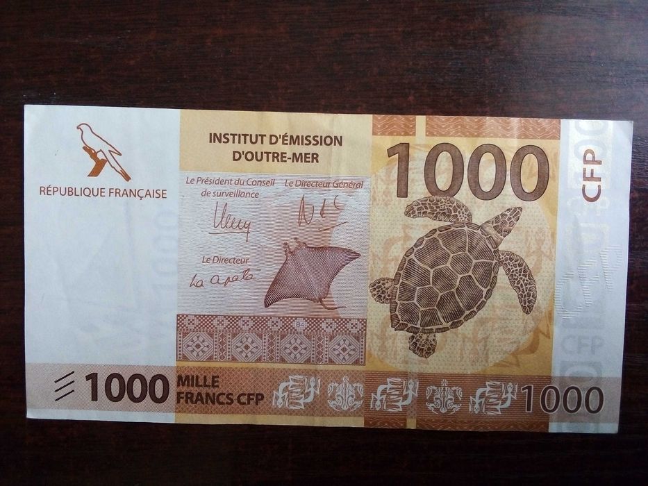 Banknot 1000 franków Francuskie Terytoria Zamorskie