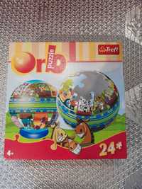 Kula Puzzle kuliste 24 EL. ORB Lokomotywa Tref